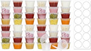 Tovla Baby Food Freezer Storage Containers, 50-Pack