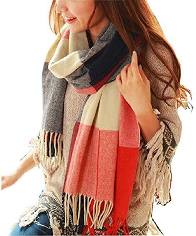 Brown unisex long scarf wool soft  military stile scarf Winter long scarf