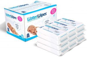 WaterWipes Unscented Sensitive Baby Wipes, 12-Pack