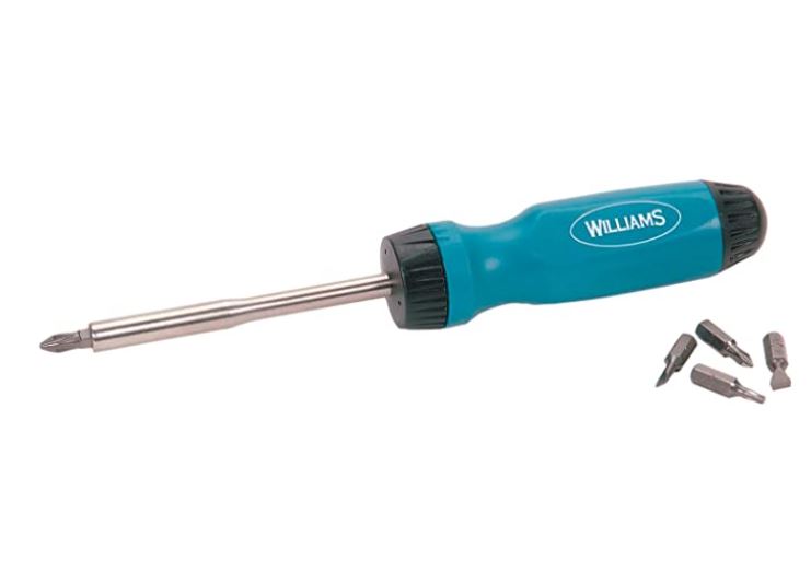 Williams WRS-1 Stainless Steel Magnetic Ratcheting Screwdriver