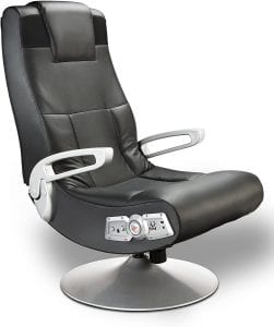 X Rocker SE 2.1 Leather Pedestal Base Video Gaming Chair