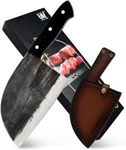 XYJ Full Tang Handmade Butcher Knife