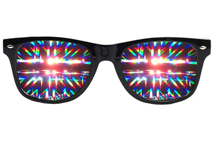 EmazingLights Trippy Prism Party Rave Glasses