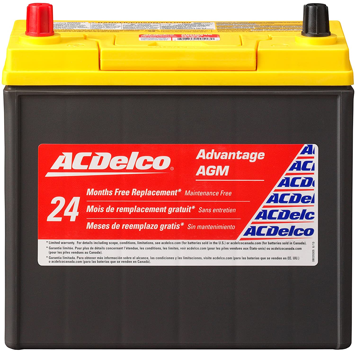 ACDelco ACDB24R Advantage AGM Automotive BCI Group Car Battery