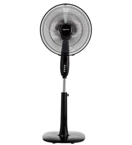 AmazonBasics 2-Blade Automatic Pedestal Fan, 16-Inch