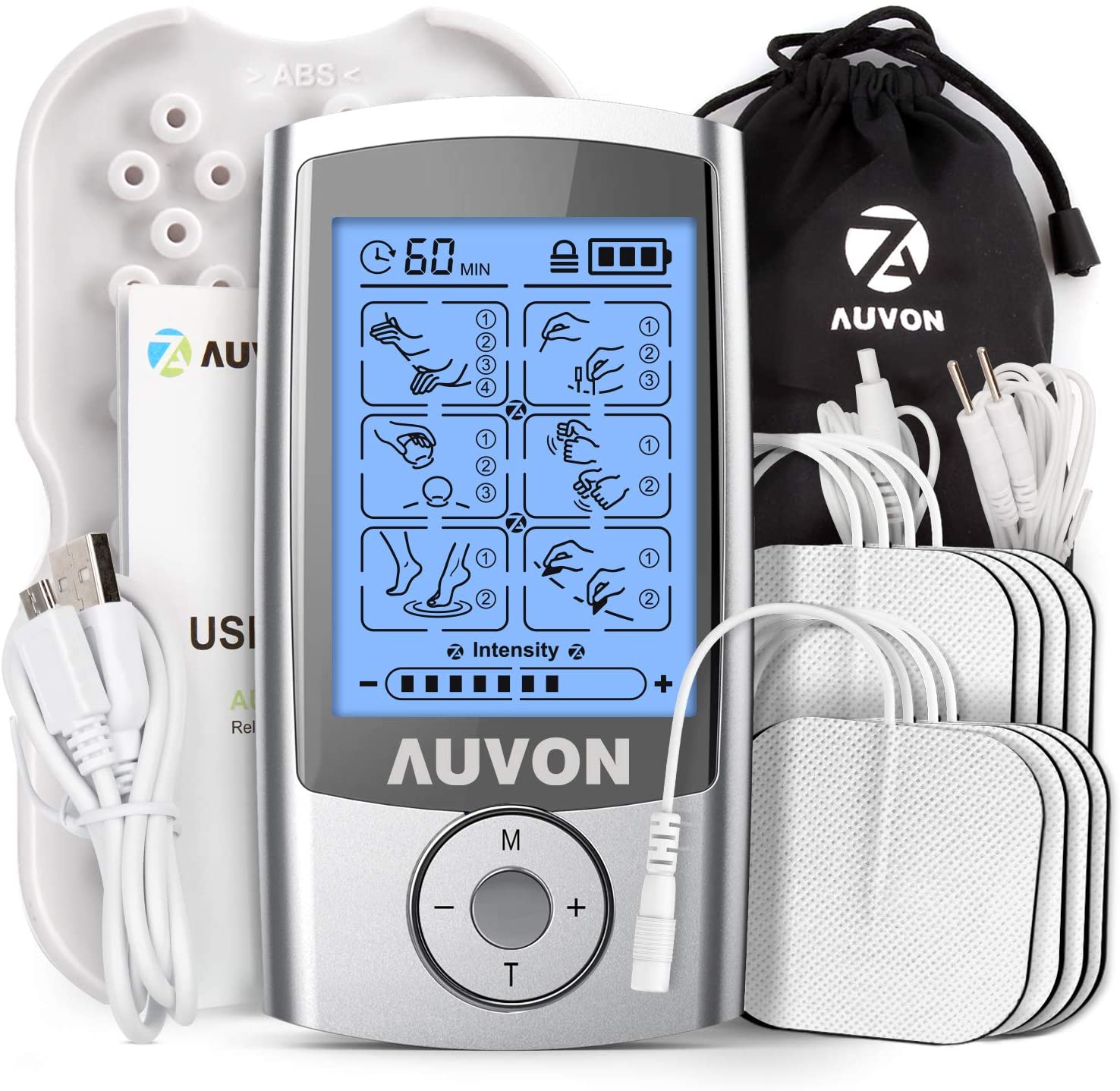AUVON Professional Electrotherapy Muscle Stimulator