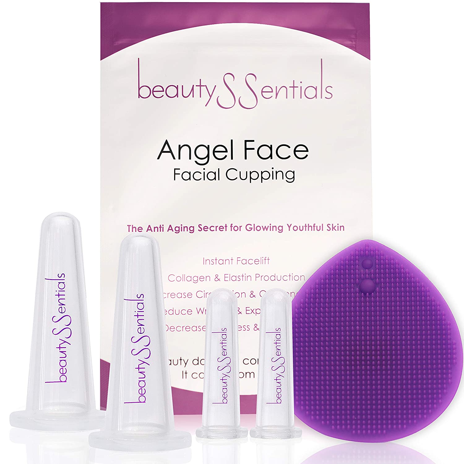 beautySSentials Angel Face Facial Cupping Set