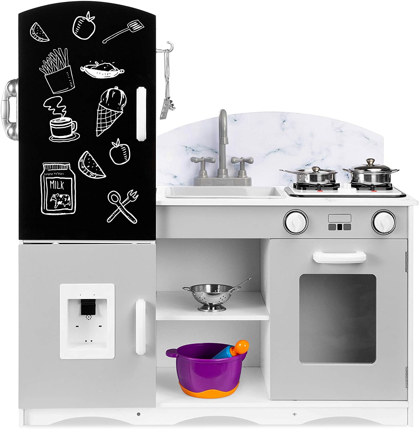 Best Choice Products Accessorized Play Kitchen For Kids