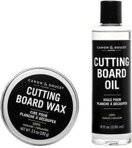 Caron & Doucet Coconut Based Cutting Board Conditioning Oil Set