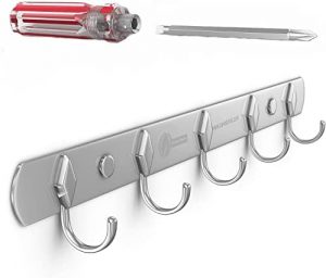 Cave Tools Wall Mounted BBQ Utensil Hook Rack Holder
