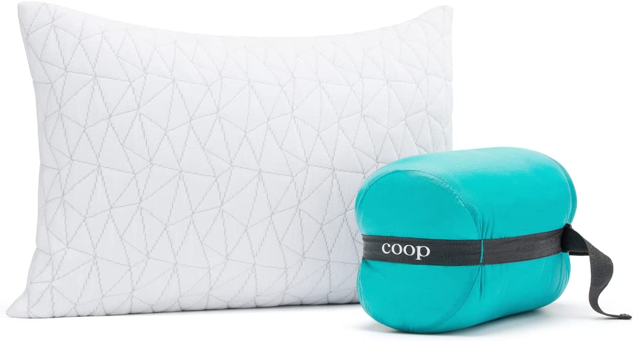 Coop Home Goods Memory Foam Hypoallergenic Backpacking Pillow