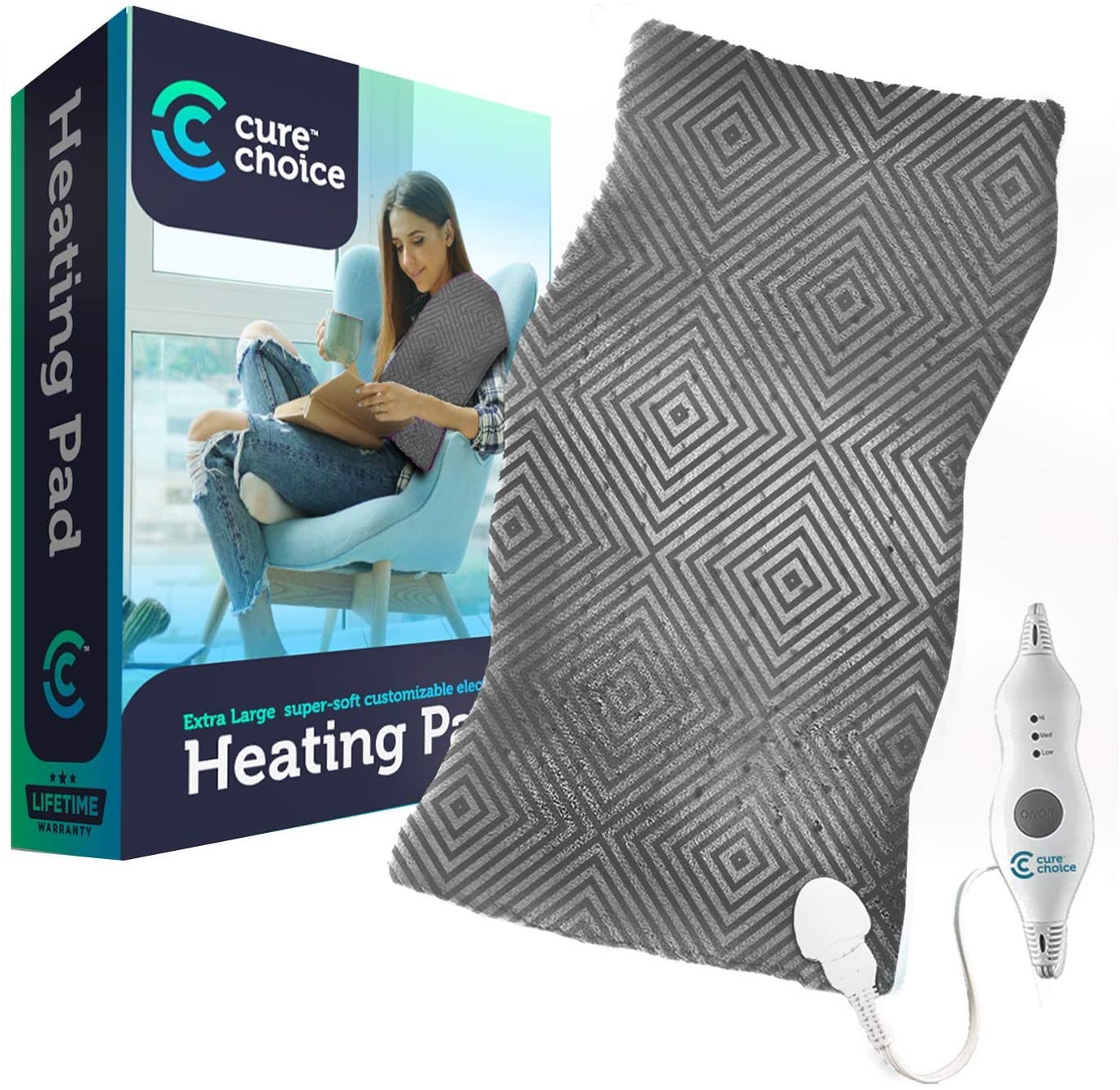 Cure Choice Electric Heating Pad For Muscles