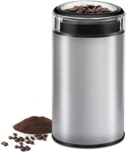 CUSIBOX Electric Stainless Steel Spice & Coffee Grinder