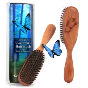 Desert Breeze Handcrafted Wild Boar Bristle Hair Brush