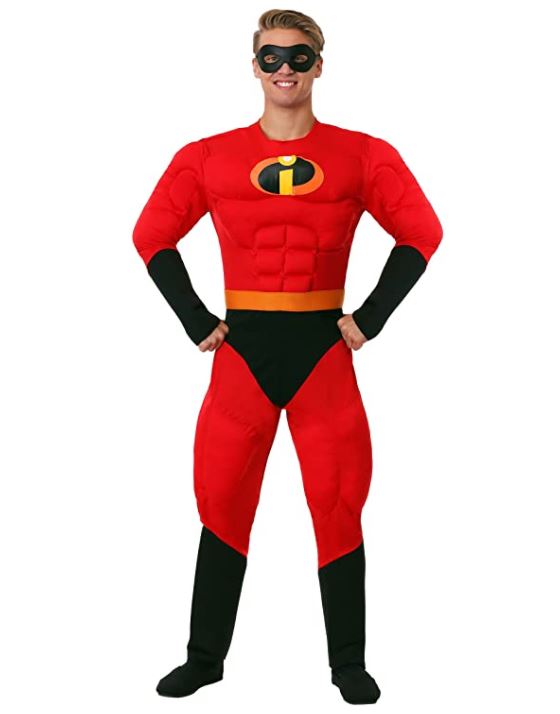 Disguise Mr. Incredible Deluxe Muscle Costume For Men