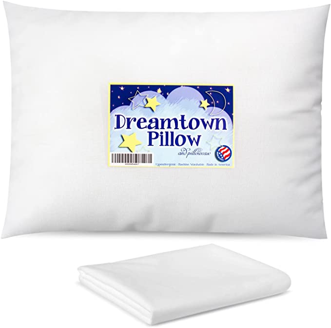 Dreamtown Cotton Hypoallergenic Toddler Pillow