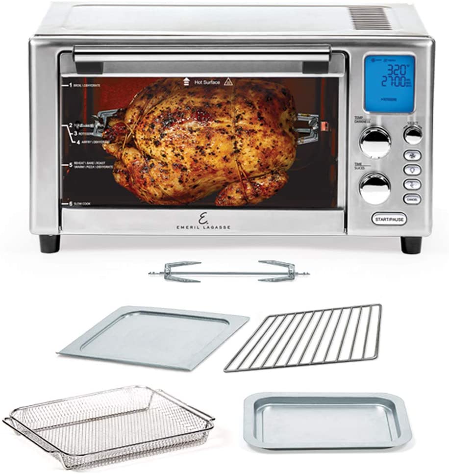 Emeril Lagasse 9-In-1 Seamless Air Flow Convection Toaster Oven
