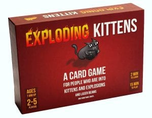 Exploding Kittens Family-Friendly Adult Card Game