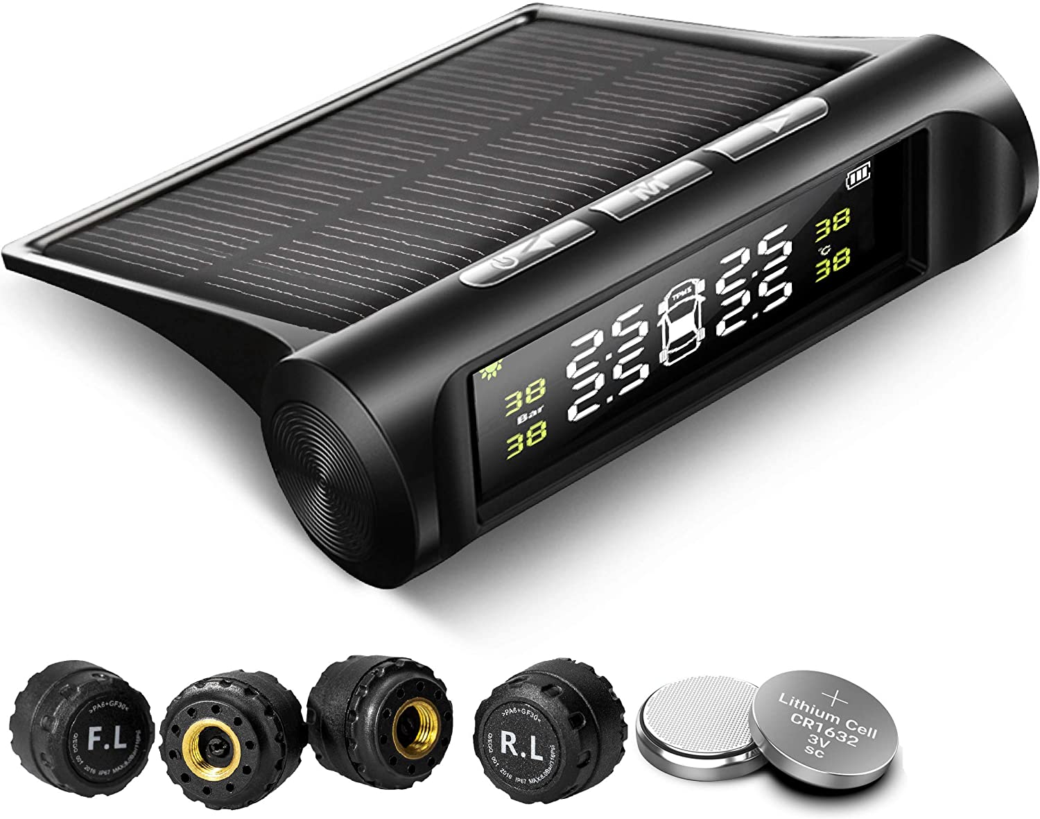 Favoto Solar Wireless Tire Pressure Monitoring Sensor