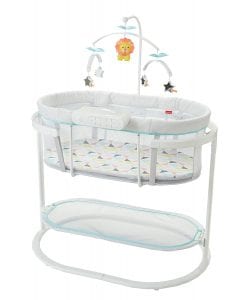 Fisher-Price Swaying Bassinet & Mobile For Baby
