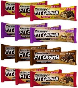 FITCRUNCH Variety Pack Whey Protein Bars