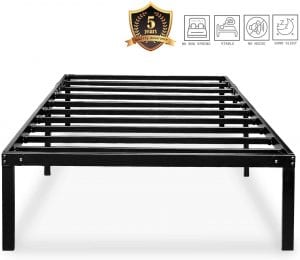 HAAGEEP Twin Metal Platform Bed Frame