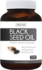 Healths Harmony Easy Swallow Black Cumin Seed Oil Capsules