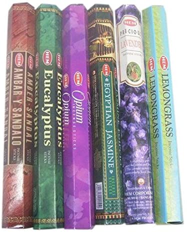 HEM Collection Soothing Stress Relief Incense Sticks, 6-Pack