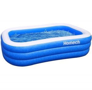 Homech Inflatable Family Swimming Pool, 55-Inch x 21-Inch