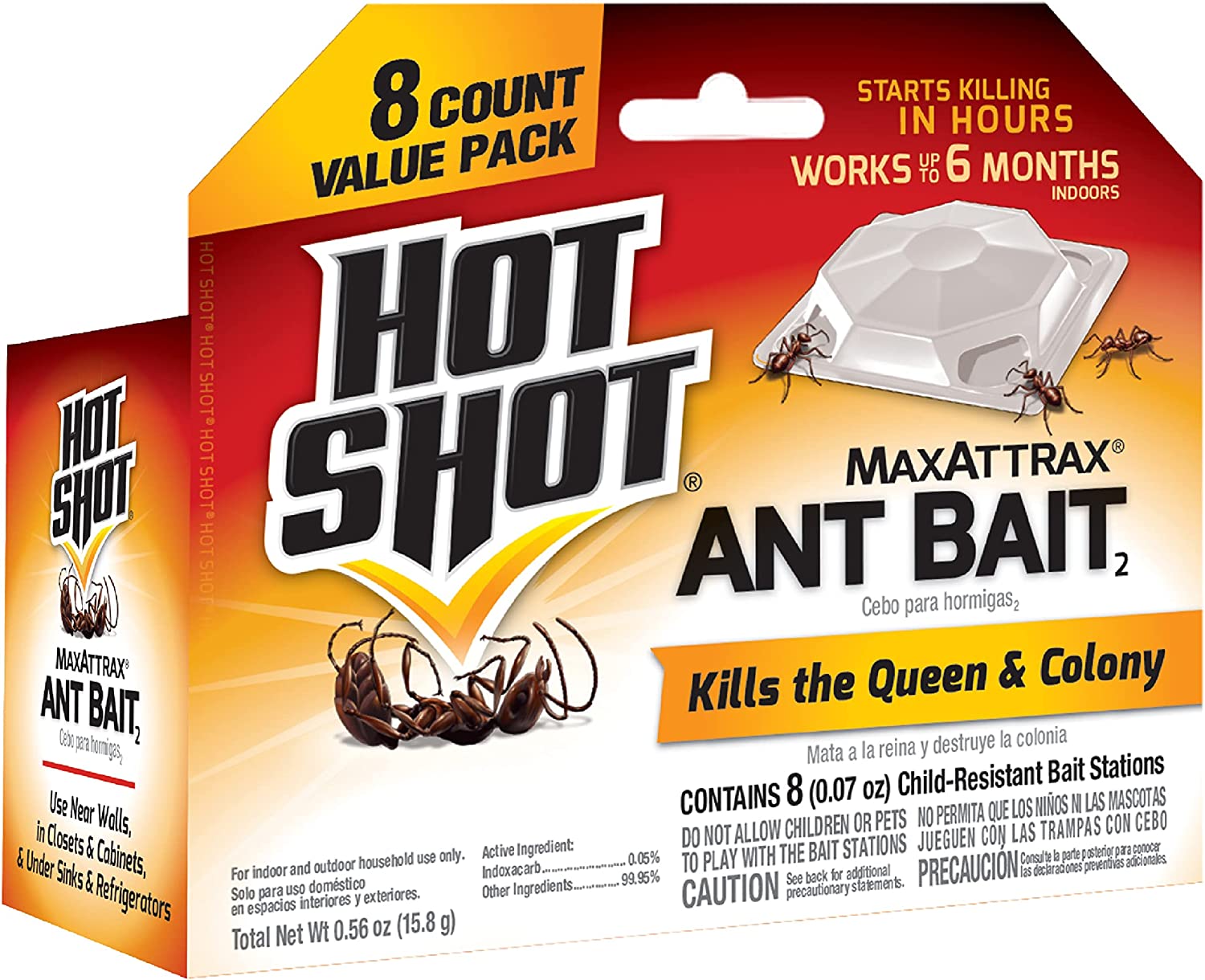 Hot Shot HG-2048 MaxAttrax Child-Resistant Ant Bait