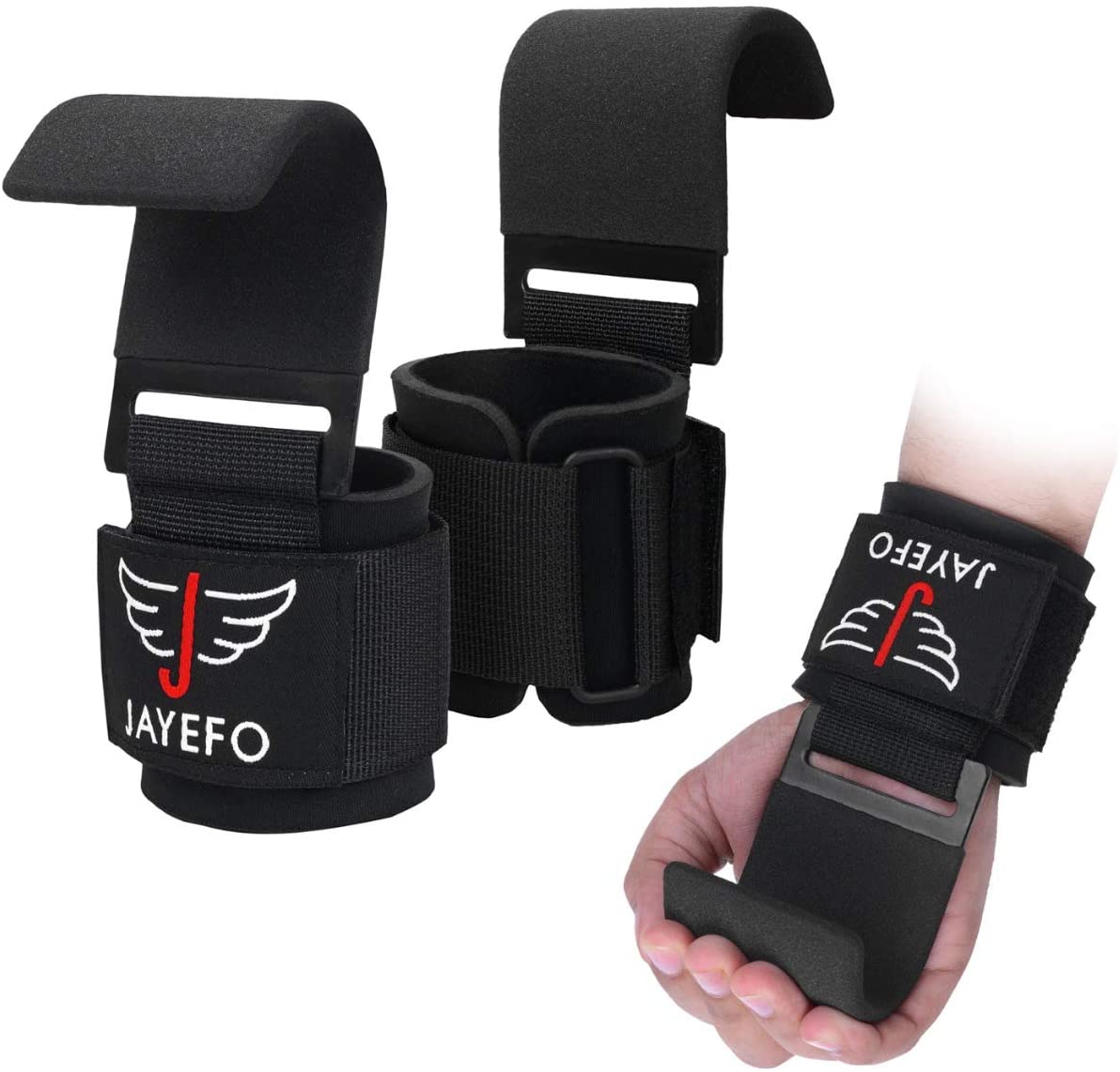 Best Heavy-Duty WEIGHT LIFTING HOOKS for Grip DEADLIFT STRAPS Gym Power Wrist 