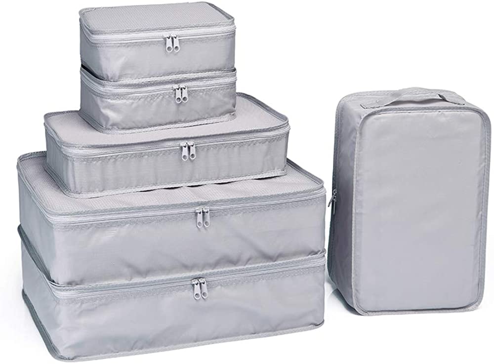 BESTZY Luggage Organiser Bags in Sets 10pcs Storage Bags Travel Waterproof Clothing Storage Bag Travel Dirty Bag Cord Bag Shoes Bag 