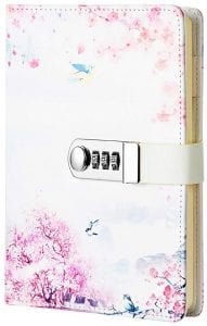 JunShop A5 Combination Lock Diary