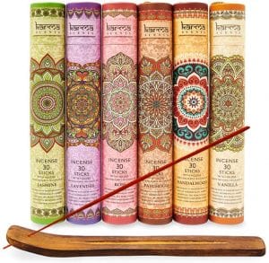 Karma Scents Aromatherapy Meditation Incense Sticks, 180-Pack