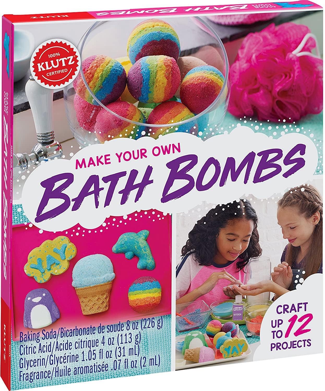 Klutz Strawberry Bath Bombs Craft For Girls 8-12