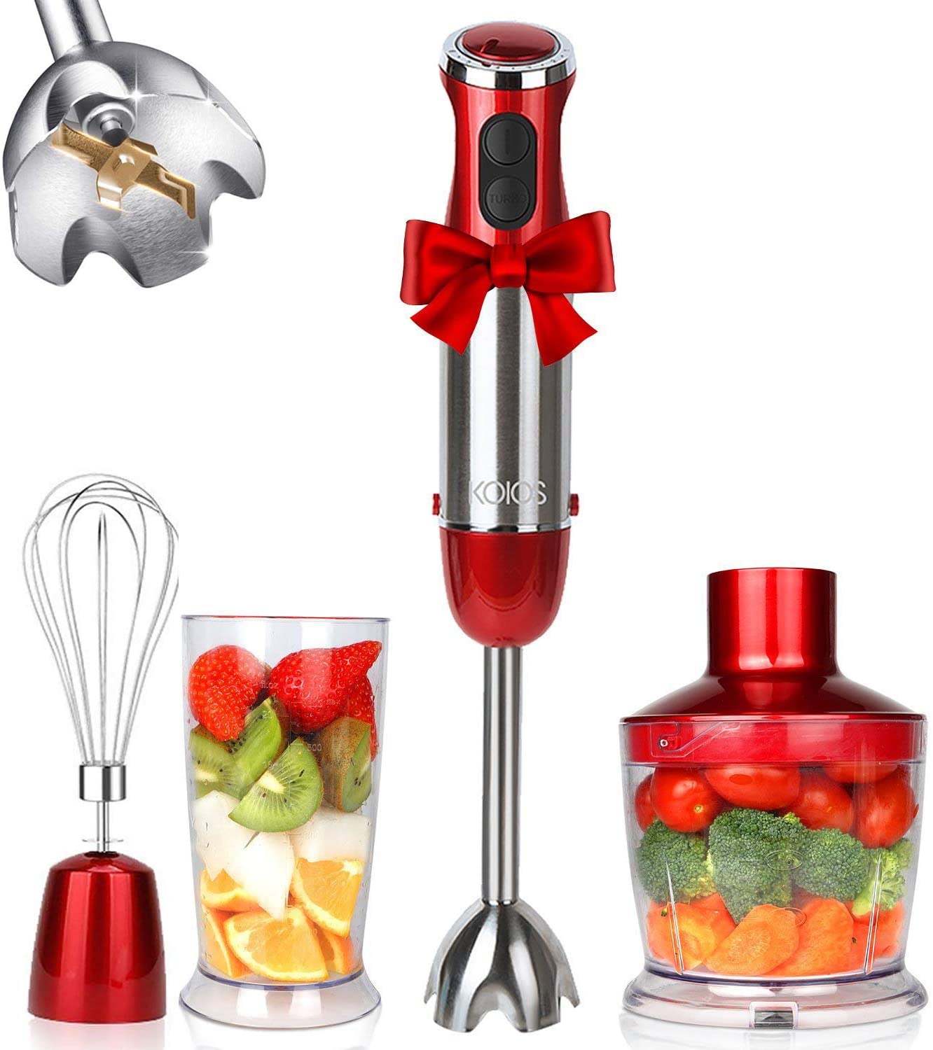 KOIOS 4-In-1 800W Multifunctional Hand Immersion Blender