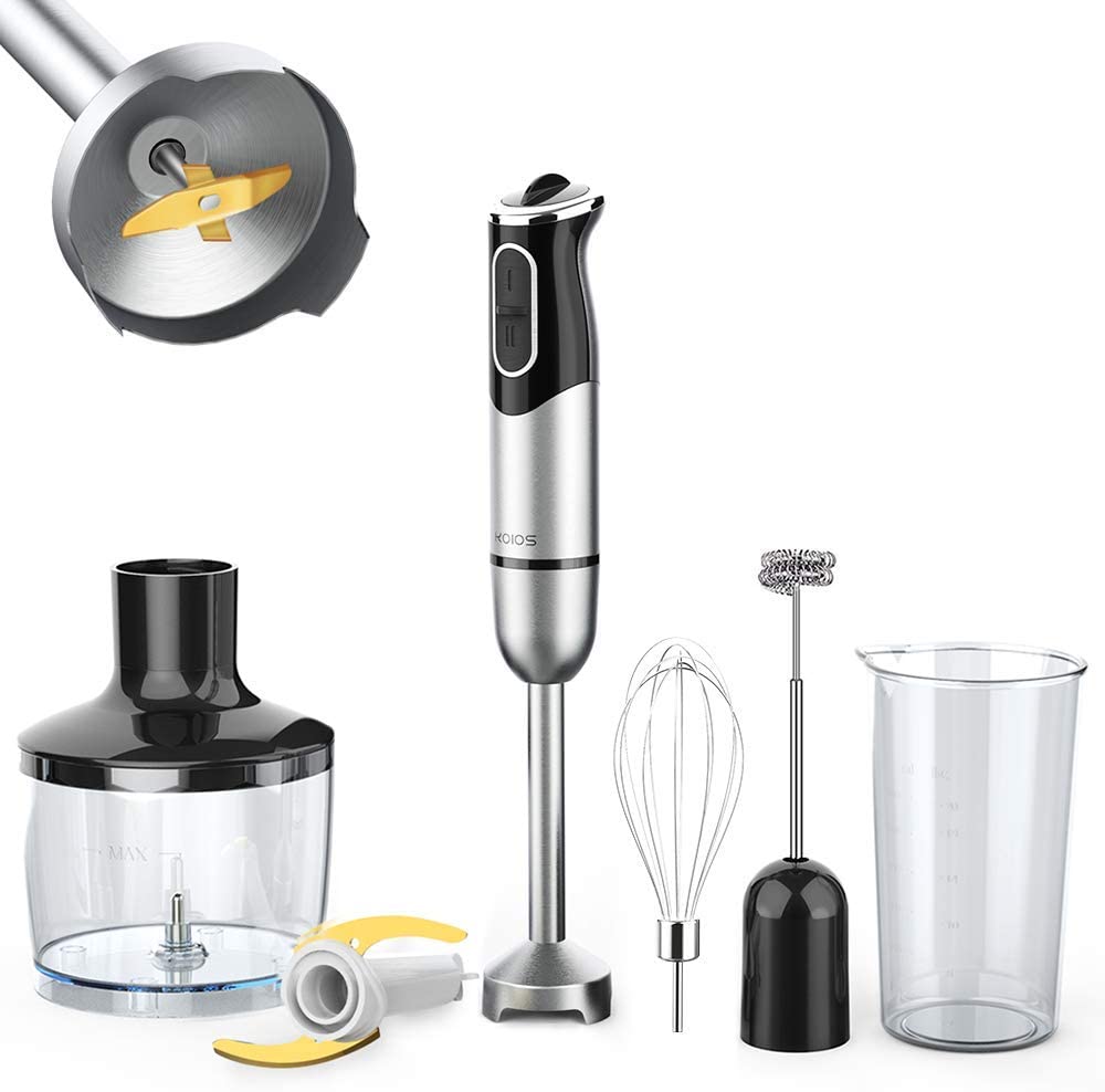 KOIOS 800W Multifunctional 5-In-1 Immersion Hand Blender