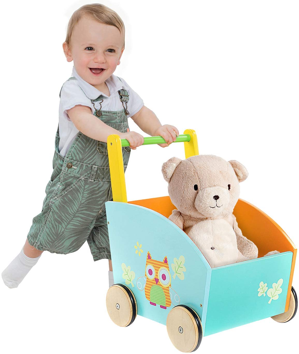 labebe Sit-To-Stand Shopping Cart Certified Safe Toy