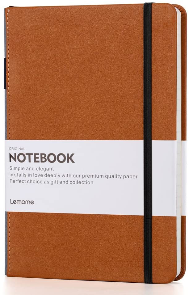 Lemome Flat-Lay Faux Leather Journal