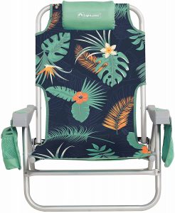 Lightspeed Outdoors Sling Pocketed Beach Chair
