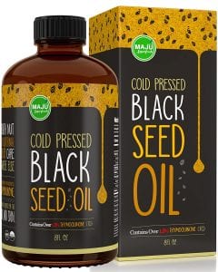 Maju Superfoods Cold Pressed Pure Black Cumin Seed Oil Liquid