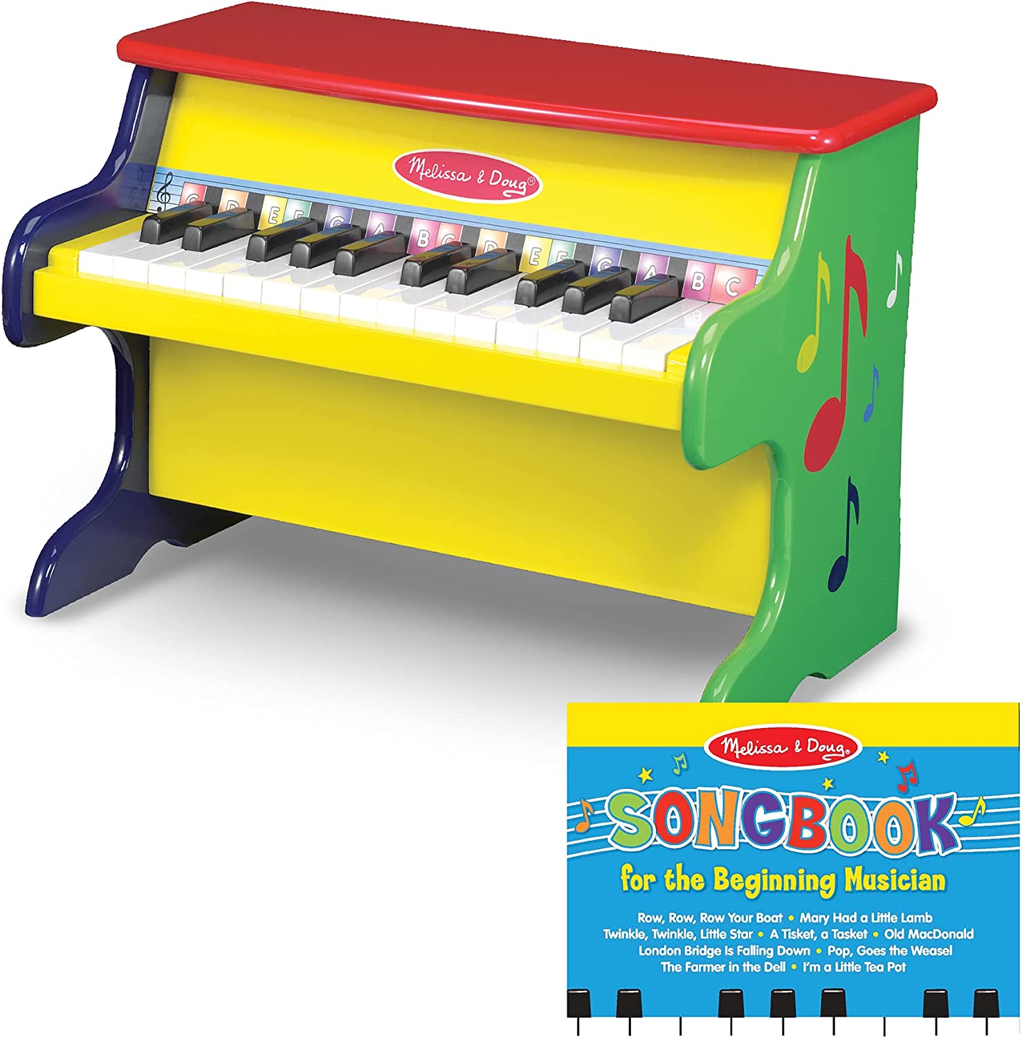 Melissa & Doug Musical Wooden Toy Piano