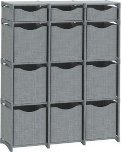 Neaterize Stylish Cube Storage Organizer Unit