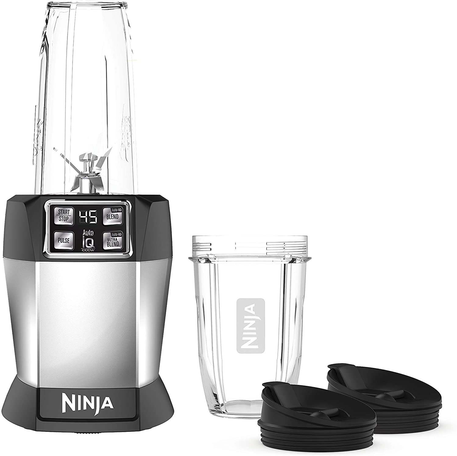 Ninja BL480 Nutri Ninja Auto-iQ Easy Clean Blender, 1000-Watt