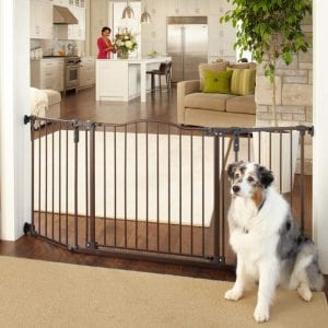 North States MyPet Auto Close Extra Wide Pet Gate, 72-Inch