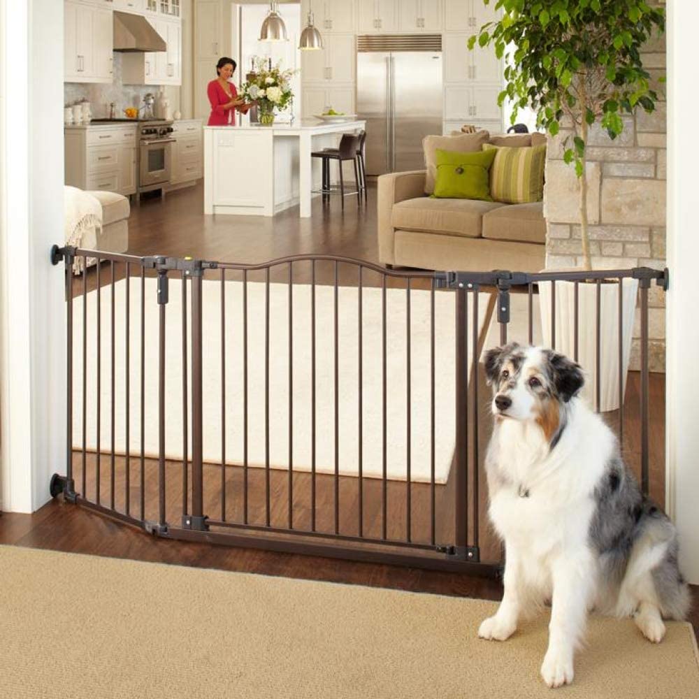 North States MyPet Windsor Arch Extra WidePet Gate, 72-Inch