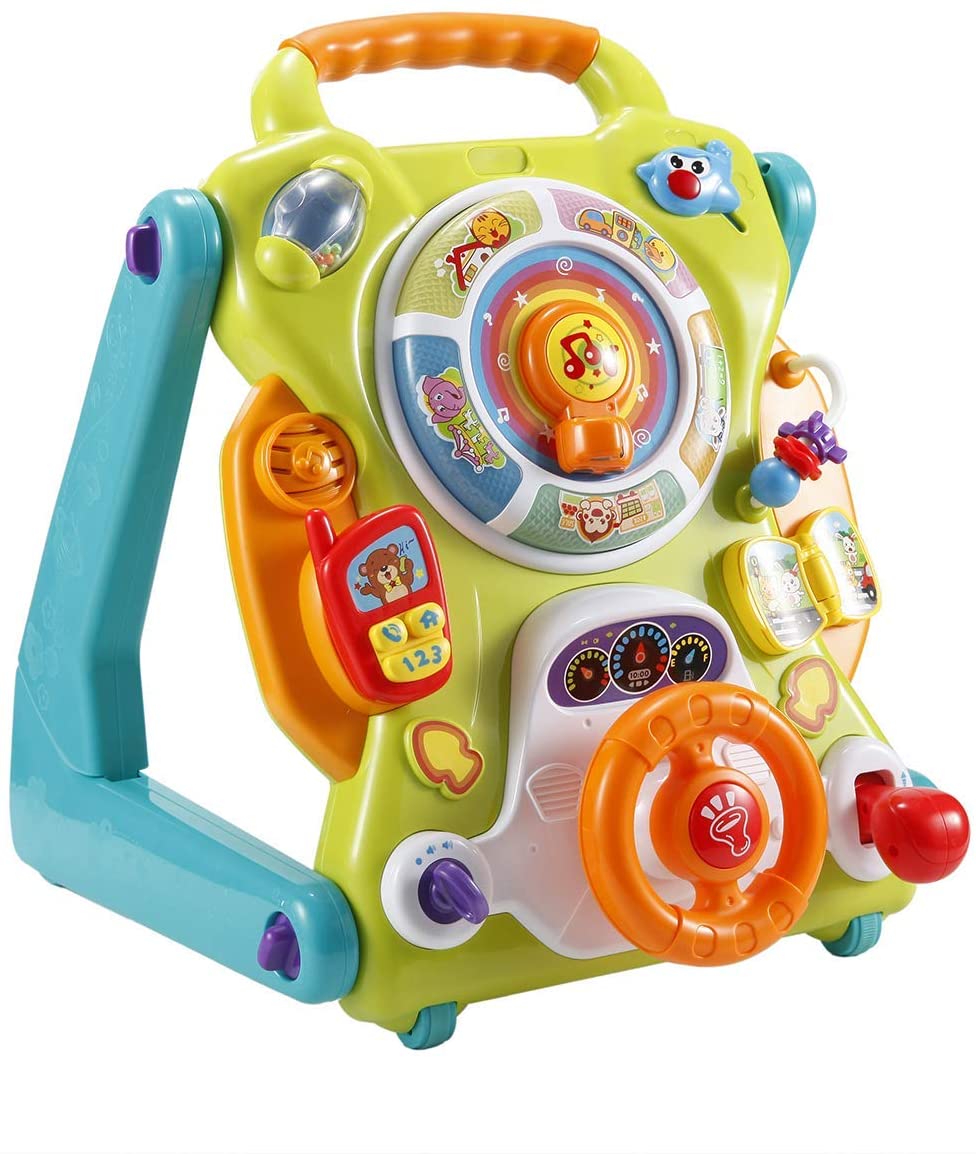 NuoPeng 3-In-1 Baby Sit-to-Stand Activity Walker Toy