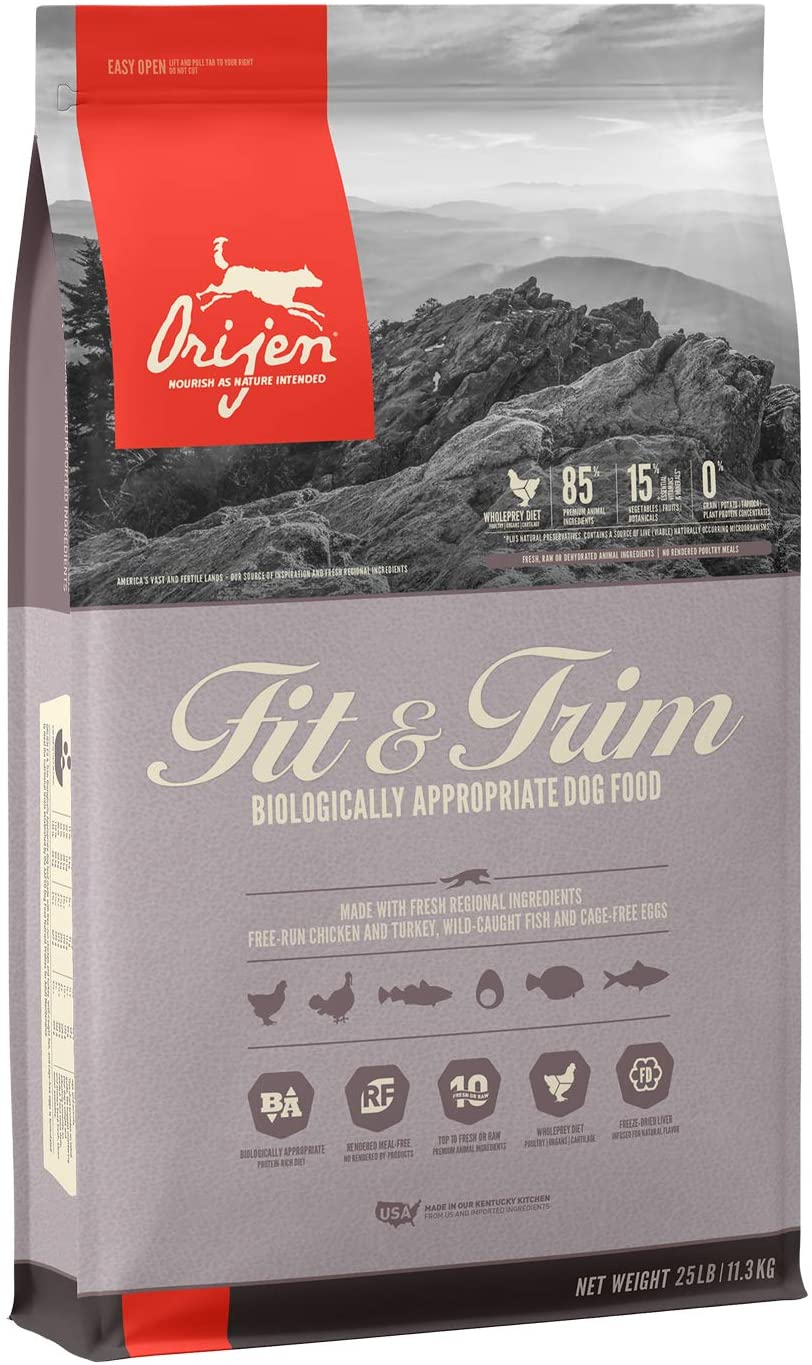 ORIJEN Fit & Trim High-Protein & Grain-Free Adult Dry Dog Food