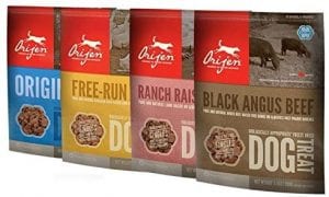 Orijen Freeze Dried Dog Treats Variety Pack, 4-Pack