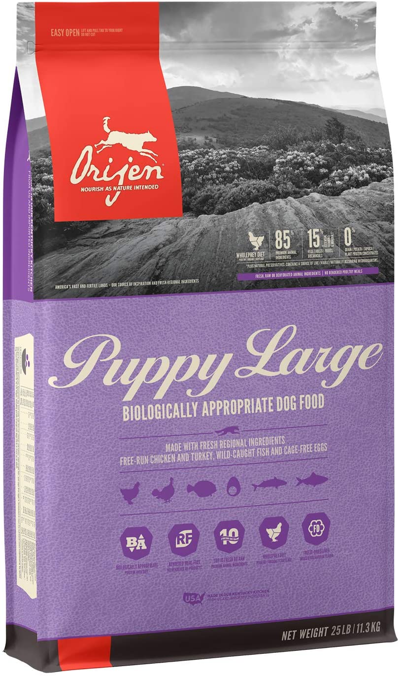 ORIJEN Puppy Large High-Protein & Grain Free Dry Dog Food